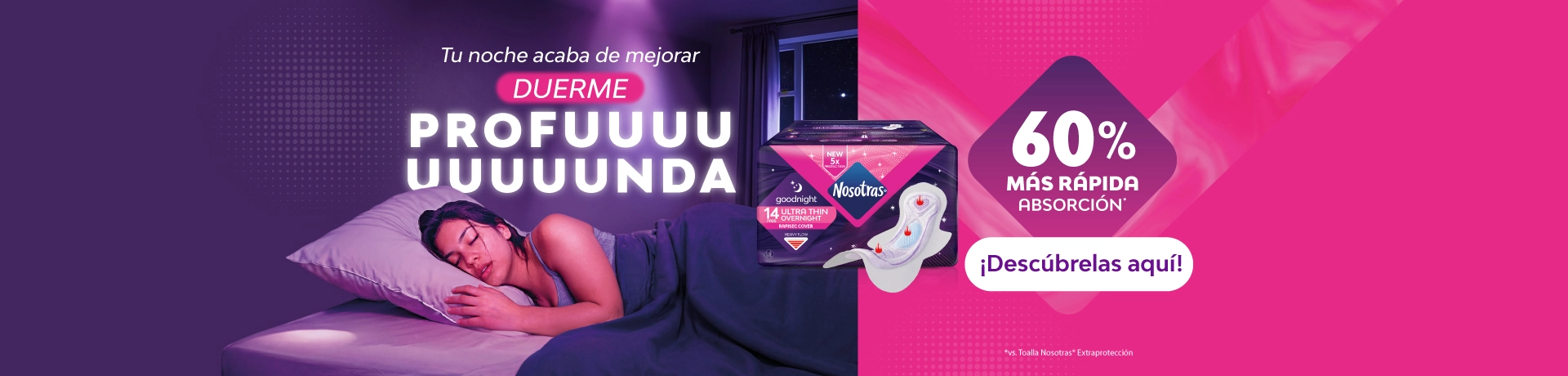 Banner Lanzamiento Ultra Thin Overnight